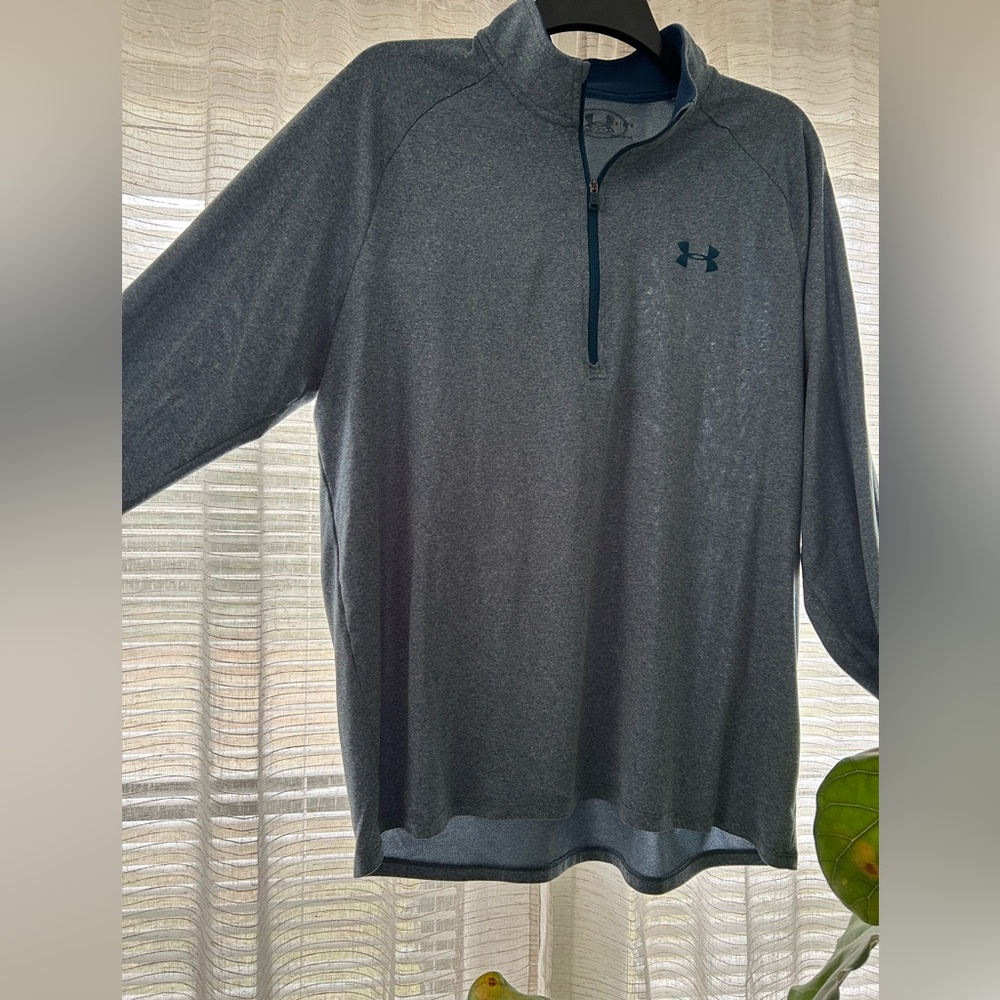 Under Armour Charcoal Quarter-Zip Top
